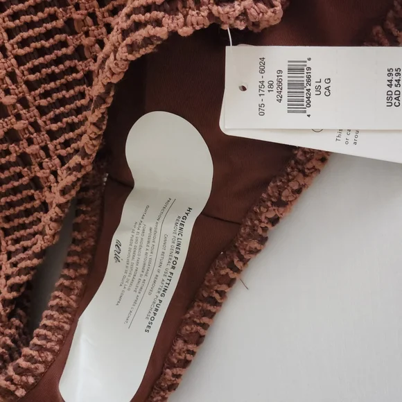 Aerie Brown Crochet Bikini Set - Picture 2 of 4